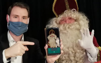 WhatsApp Videoanruf vom Nikolaus – Hoher Besuch im Komplex am 6. Dezember