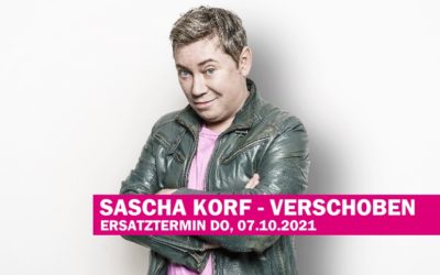 Sascha Korf auf 07. Oktober 2021 verschoben