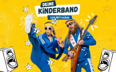 Fröhliches Rockkonzert für Kinder